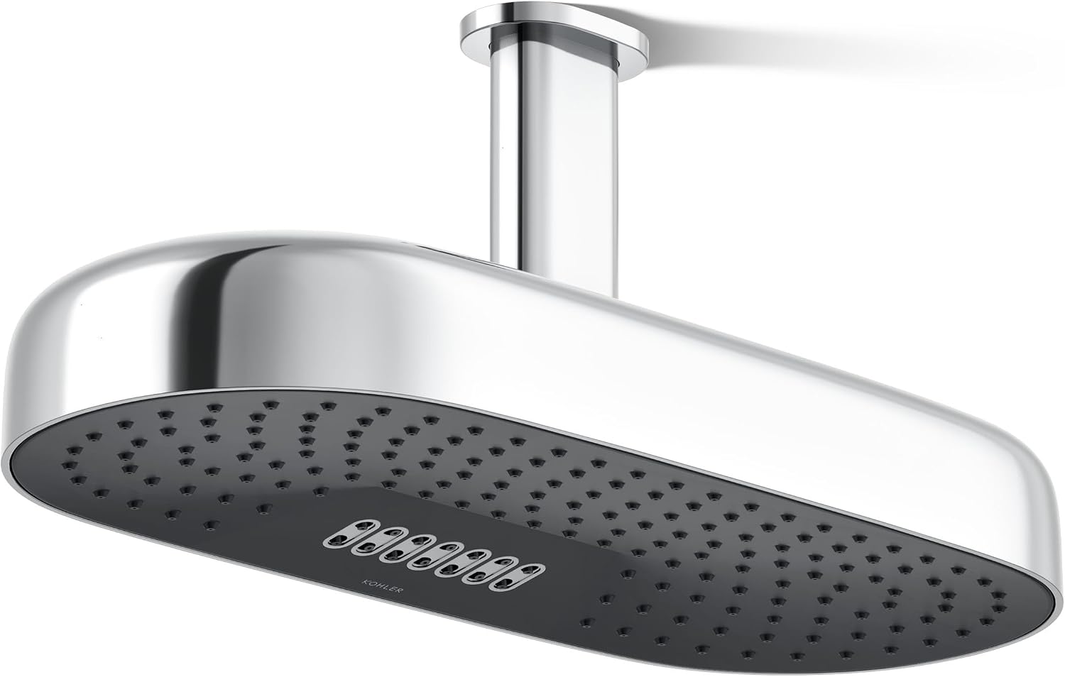 Kohler 26297-CP Statement® Oblong 18' two-function rainhead, 2.5 gpm, Polished Chrome