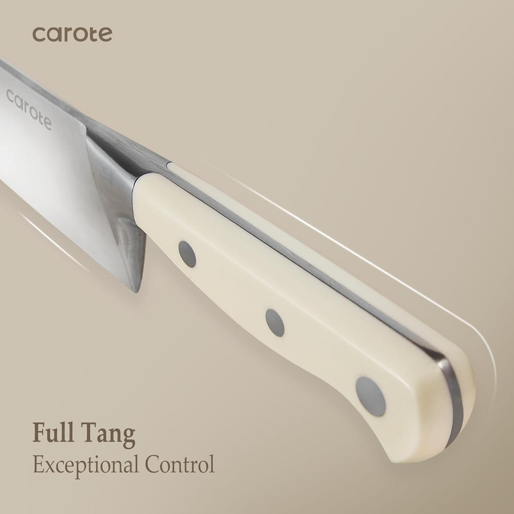 CAROTE 36Pcs Knife Utensil Set