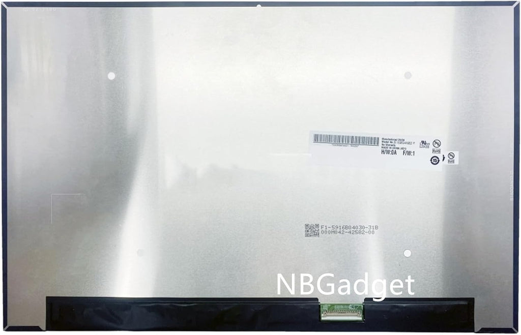 B160QAN02.Y 16.0' WQXGA 2560x1600 165Hz LCD Non-Touch Screen Display Replacement for Laptop