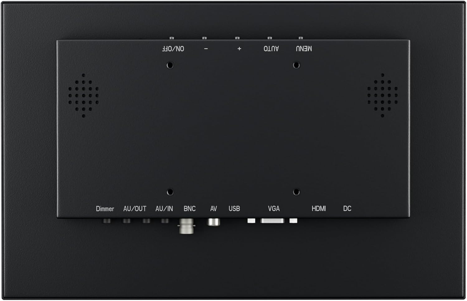 Beetronics 12-Inch Full HD IPS Monitor - Professional Industrial-Grade Display | HDMI, VGA, BNC, RCA Inputs | Durable Metal Housing, Matte Screen, 24/7 Continuous Operation, Wide Viewing Angle, 12HD7M