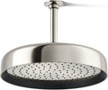 Kohler 26291-SN Statement® Round 12' single-function rainhead, 2.5 gpm, Vibrant Polished Nickel