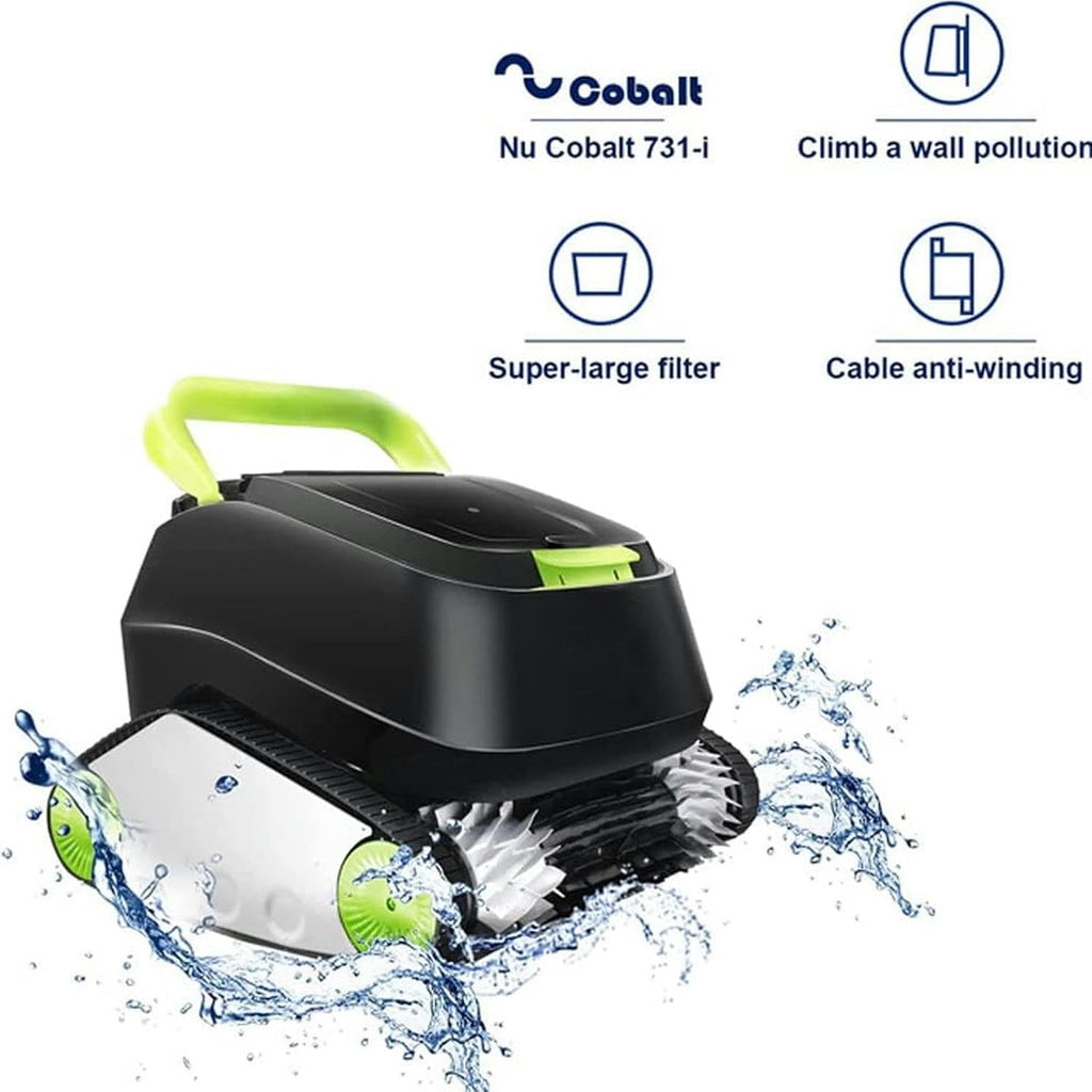Swimming Pool Sewage Suction Robot, Cordless Robotic Pool Cleaner, with 180Mins Running Time - Ideal for above-Ground Pools