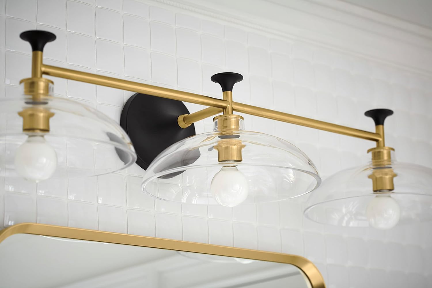 Tone 3 Light Sconce - Brushed Moderne Brass 31770-SC03-2GL Kohler