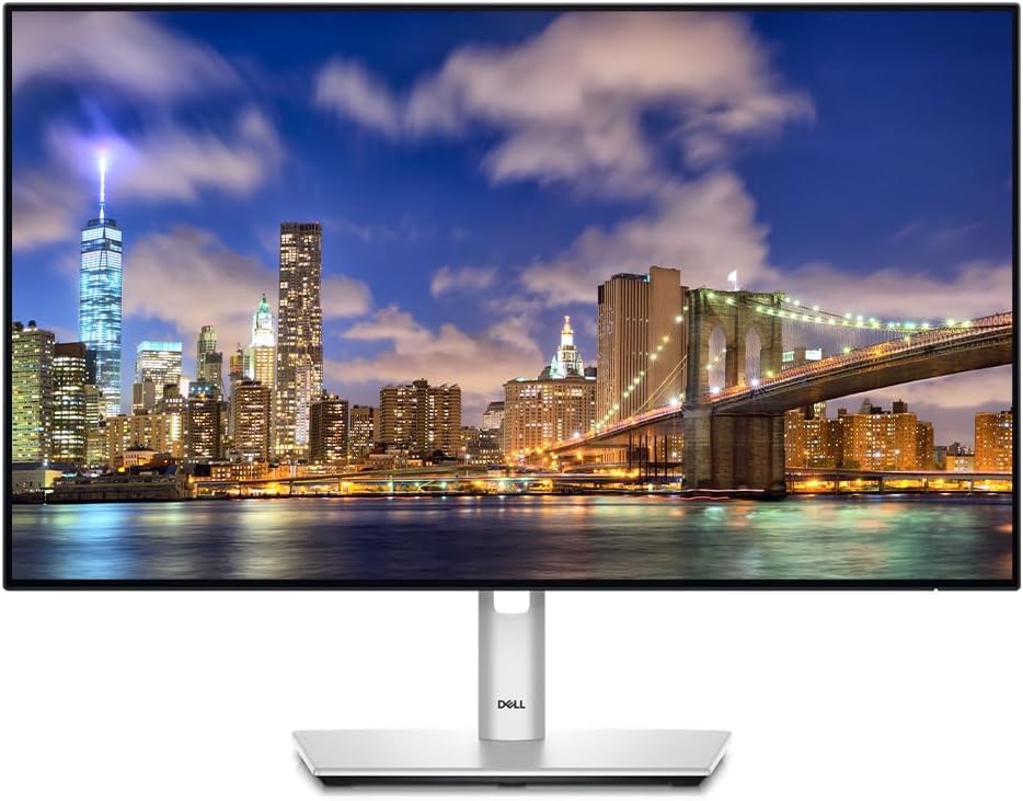 Dell U3223QE 32-inch 2160P 4K UHD 60Hz 5ms Monitor, 2-Pack Low Blue Light, Full Dock, Daisy Chain, IPS, HDMI, DisplayPort, USB Hub, USB-C, Ethernet and Desk Mount Dual Monitor Stand (Renewed)