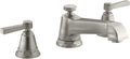 KOHLER T13140-4A-BN Pinstripe® Pure Deck-mount bath faucet trim with lever handles, Vibrant Brushed Nickel