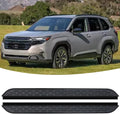 2 pcs fits for Subaru Forester 2025-2026 Running Board Side Step Nerf Bar Pedal Running Board Aluminium All Black (with Brackets)