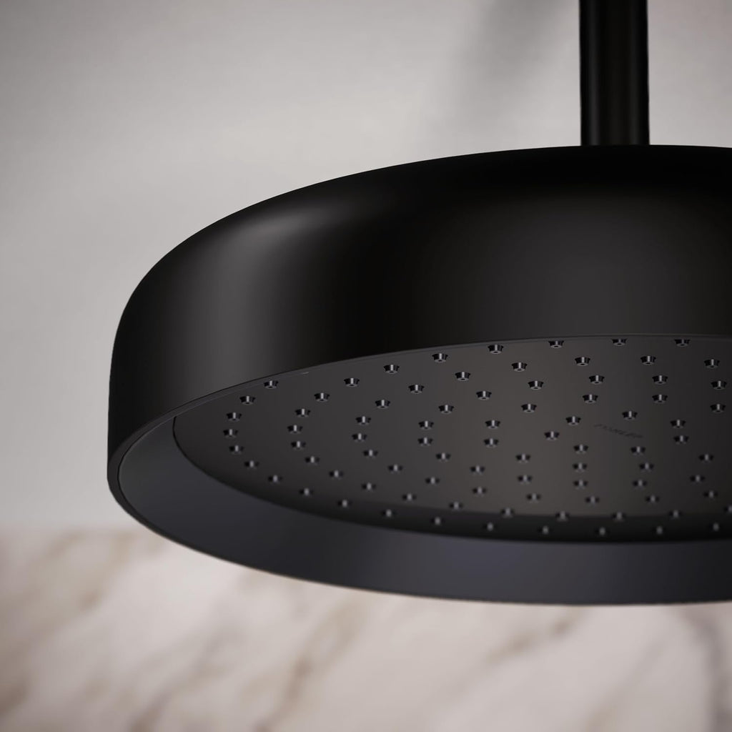Kohler 26291-G-BL Statement® Round 12' single-function rainhead, 1.75 gpm, Matte Black