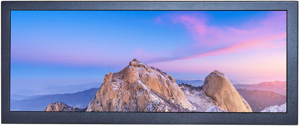 VSDISPLAY 12.3 Inch Android11 LCD Monitor 1920x720 IPS Stretched Bar LCD Supports USB Autocopy Autoplay Video Output Secondary Display