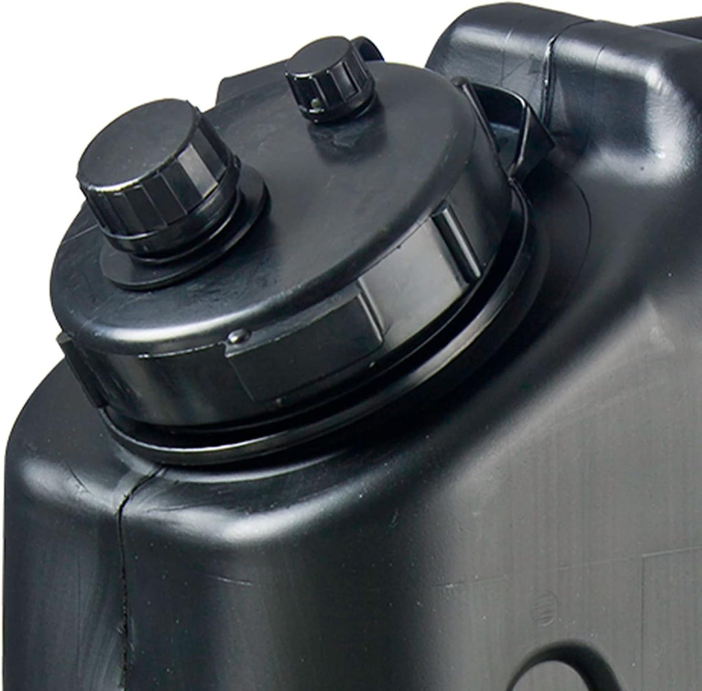 Scepter 8-Pack Military Water Container for Camping/Emergency/Off-Road, 5 Gallon, Black