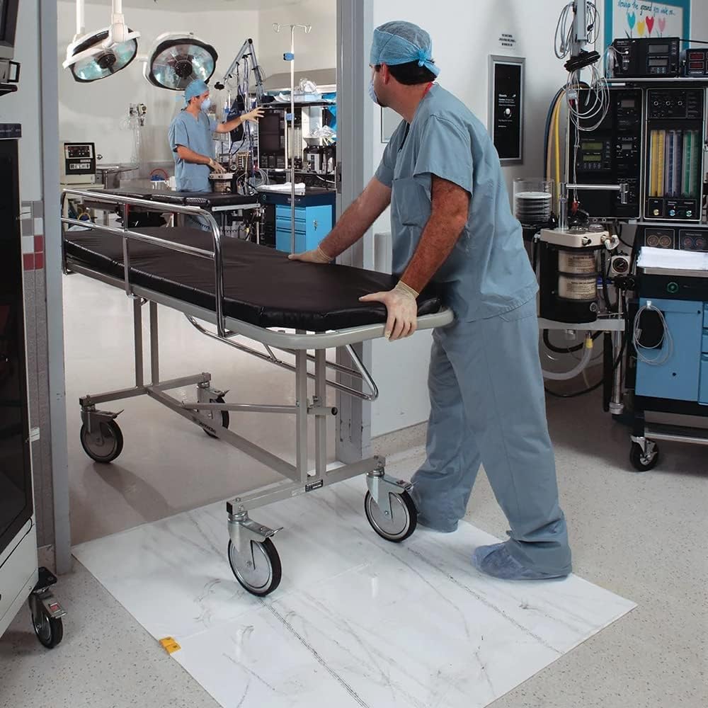 Clean Room Sticky Mats 36' x 45' (4 Pads, 30 Sheets per Pad) - Blue