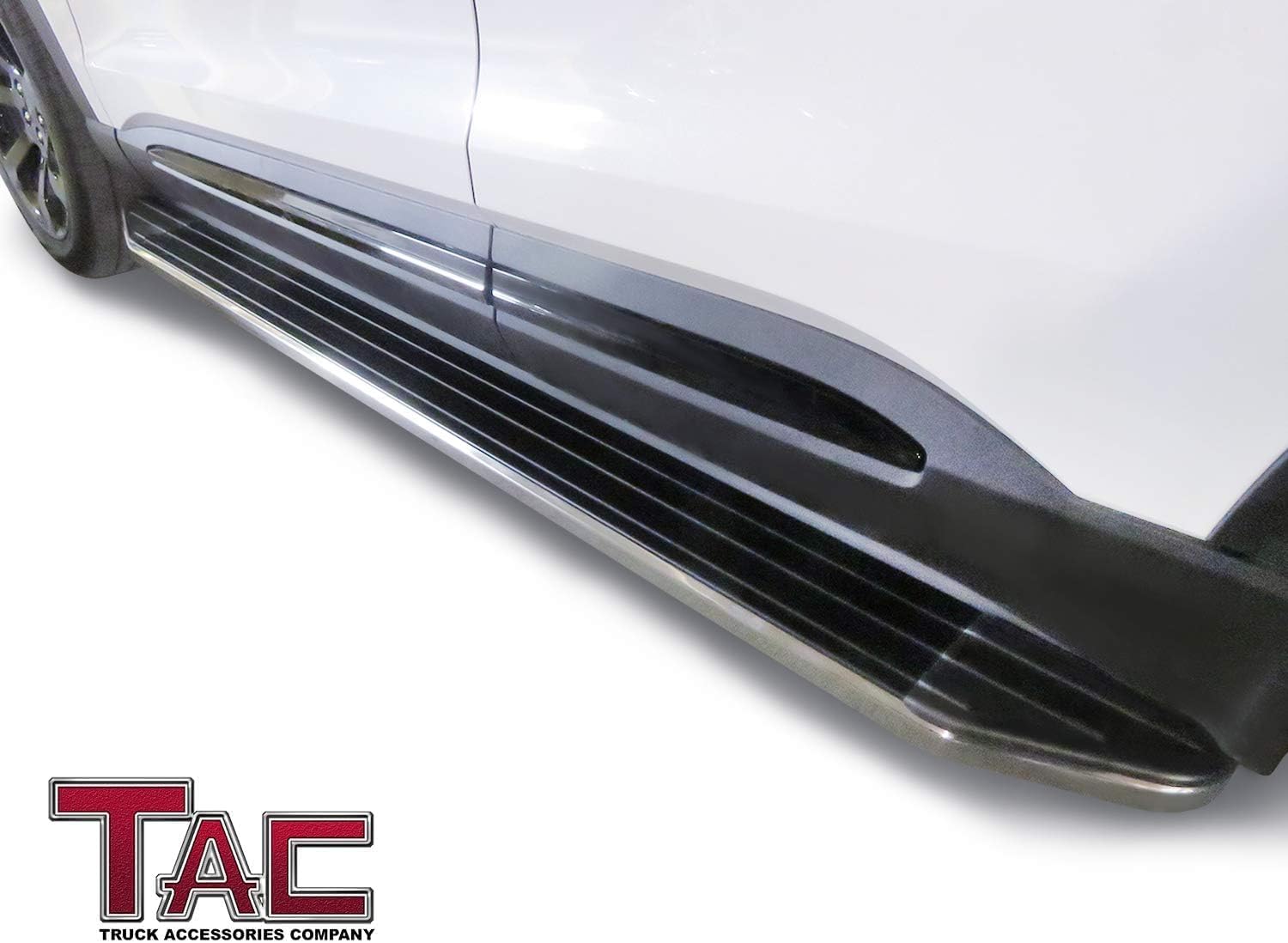 TAC Side Steps Fit 2020-2025 Ford Explorer SUV 5.5' Aluminum Black Side Bars Step Rails Nerf Bars Running Boards Off Road Automotive Exterior Accessories (2 Pieces Running Boards)