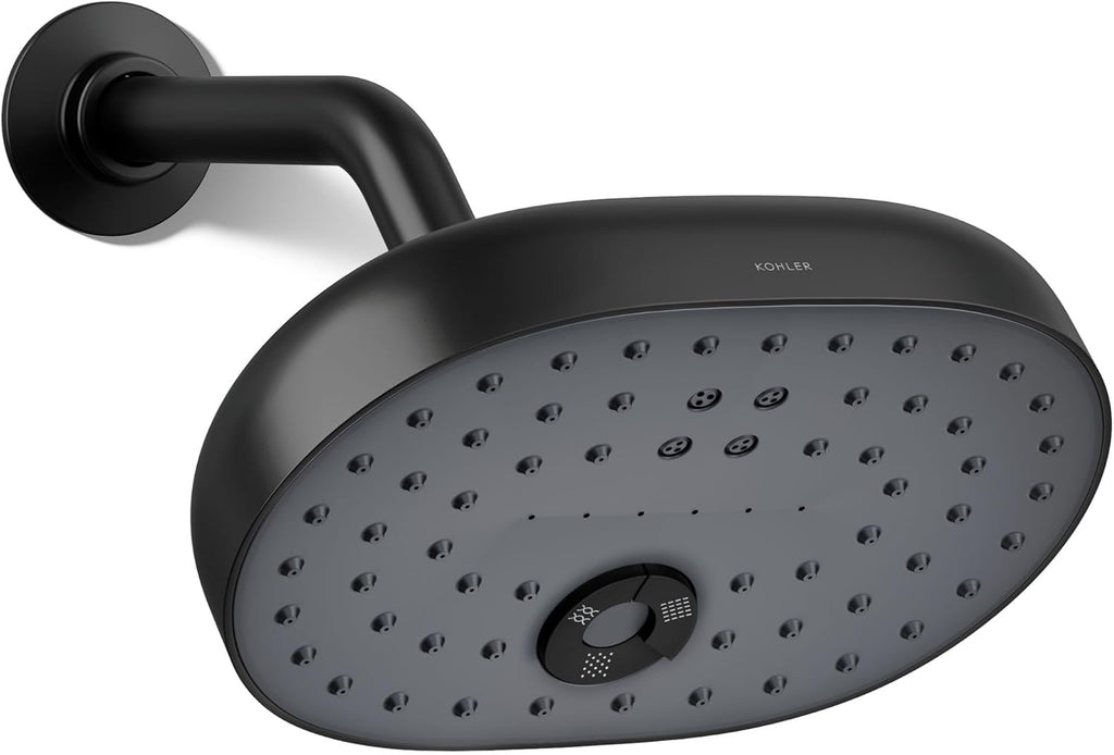 Kohler 26290-G-BL Statement® Three-function showerhead, 1.75 gpm, Matte Black