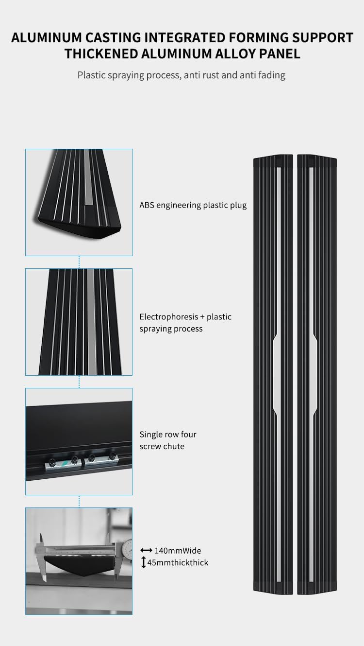 Electric Power Running Boards Automatic Side Steps Retractable Foot Bar Fit for BMW X7 2019-2025