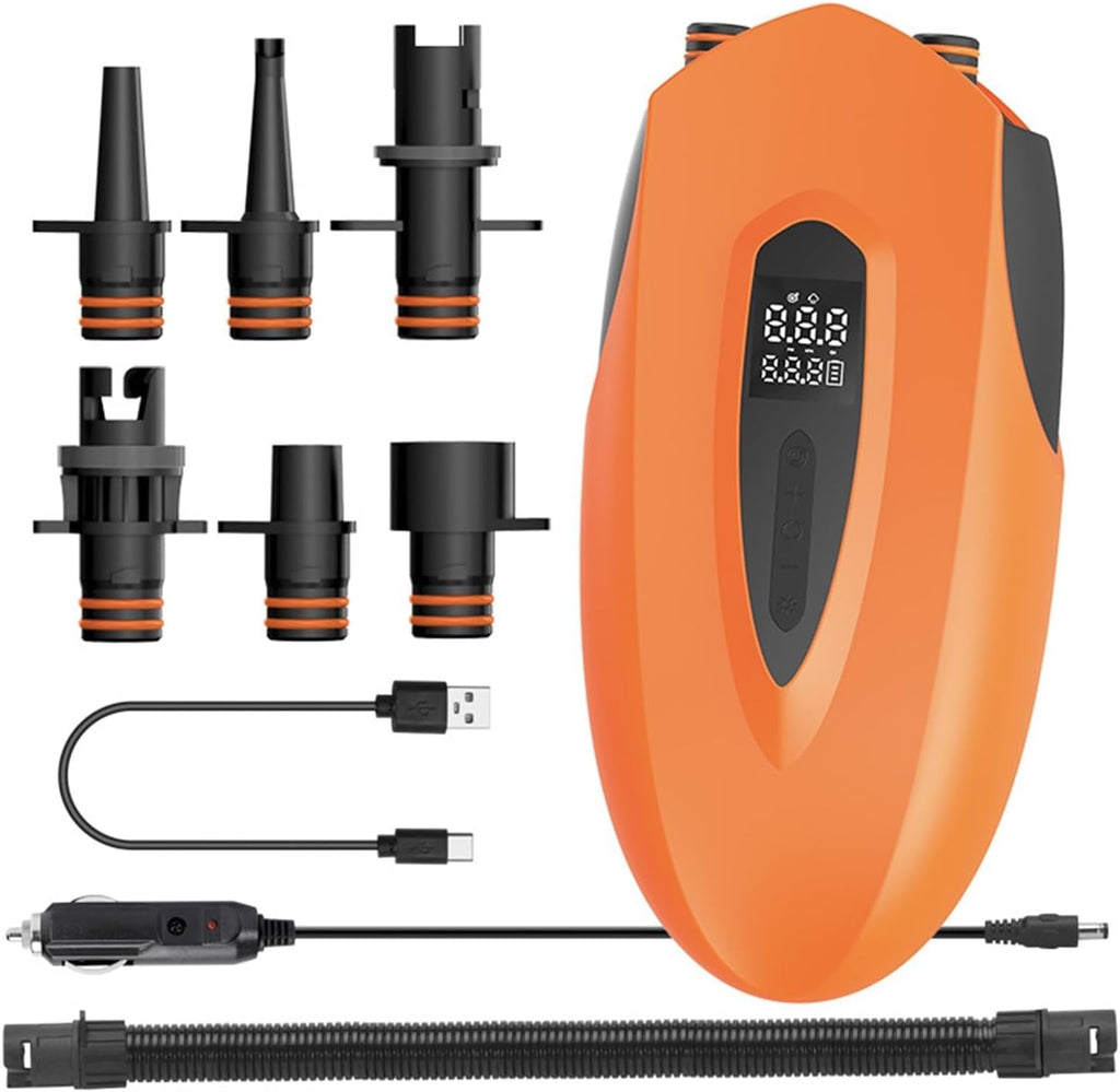 Air Pump, 20PSI SUP Board Pump with Auto Shut Off Electric Air Pump Digital Display Portable Air Compressor for Stand Up Paddle Board,Electric Air Pump