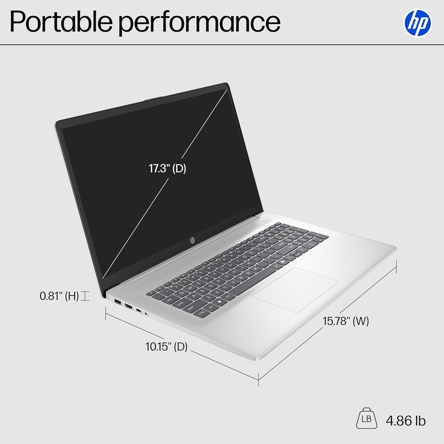 HP 17 Inch Touchscreen Laptop Business, Intel 12-Core Ultra 7 255U(Up to 5.2 GHz), 17.3' HD+ Display, 64 GB DDR5, 4 TB SSD, Copilot Key, Backlit KB, Long Battery Life, Windows 11 Pro, W/Accessories