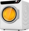 VCJ 2.6 cu.ft Portable Dryer, 1400W Electric Clothes Dryer with 5 Drying Modes & Stainless Steel Tub, Front Load Compact Dryer for Home, Apartment, Dorms