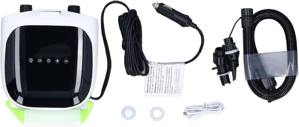 Gavigain Rechargeable Paddle Board Pump Electric Air Pump Portable Inflation Pump for Kayak Support 12V Car Charging