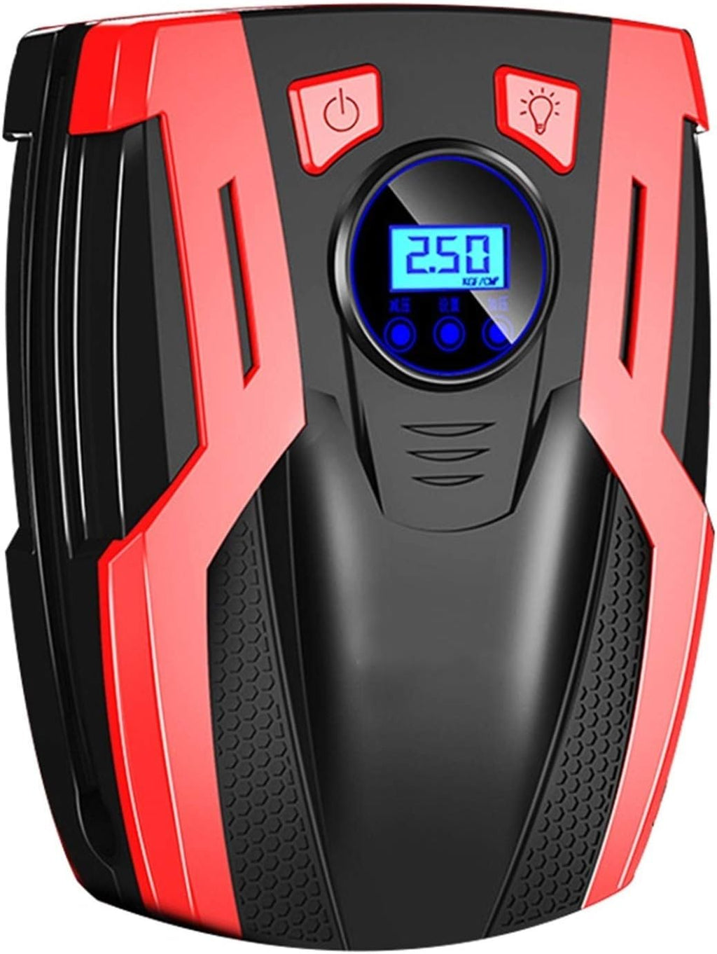 Air Compressor Tire inflator DC 12V Portable Car Tire Pump w/ Emergency LED Light Long Power Cord Auto Shut Off Electric Air Pump for Car Tires Bicycle and Other Inflatables