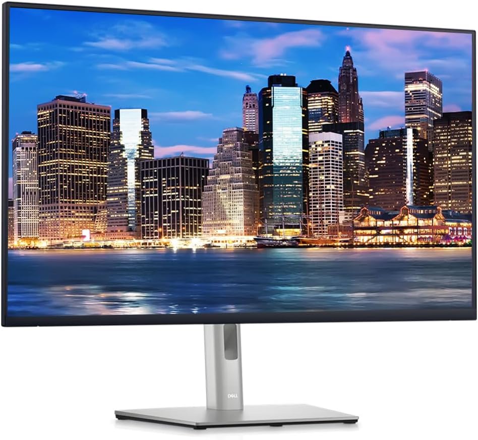 Dell P3223DE 32-inch 1440P Quad HD 2K LCD Monitor, 2-Pack Low Blue Light, Full Dock, Daisy Chain, IPS, HDMI, DisplayPort, USB Hub, USB-C, Ethernet and Desk Mount Dual Monitor Stand (Renewed)