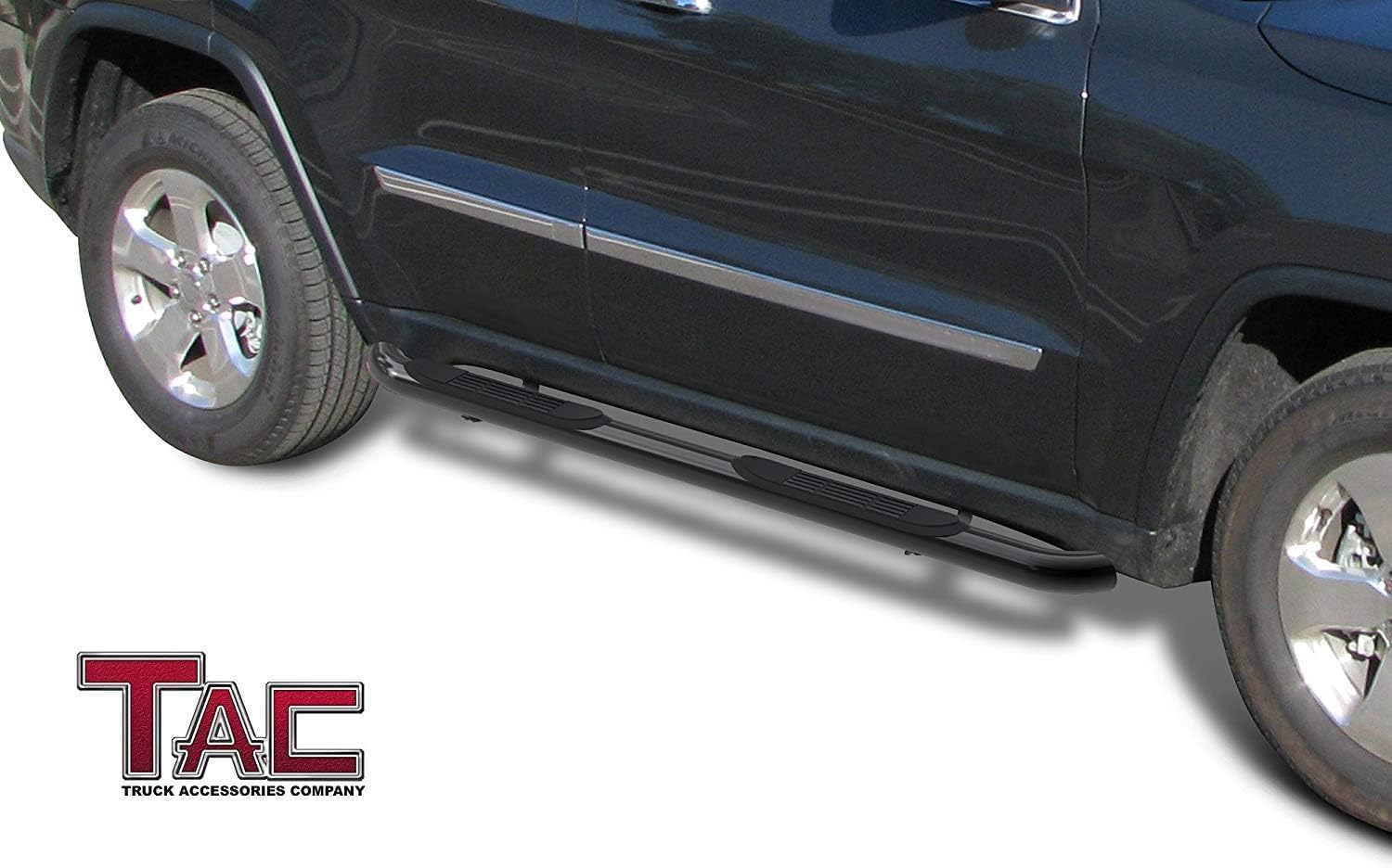 TAC Side Steps Compatible with 1999 1/2-2004 Nissan Pathfinder 3 inches Black Side Bars Nerf Bars Step Rails Running Boards Off Road Automotive Exterior Accessories (2 Pieces Running Boards)