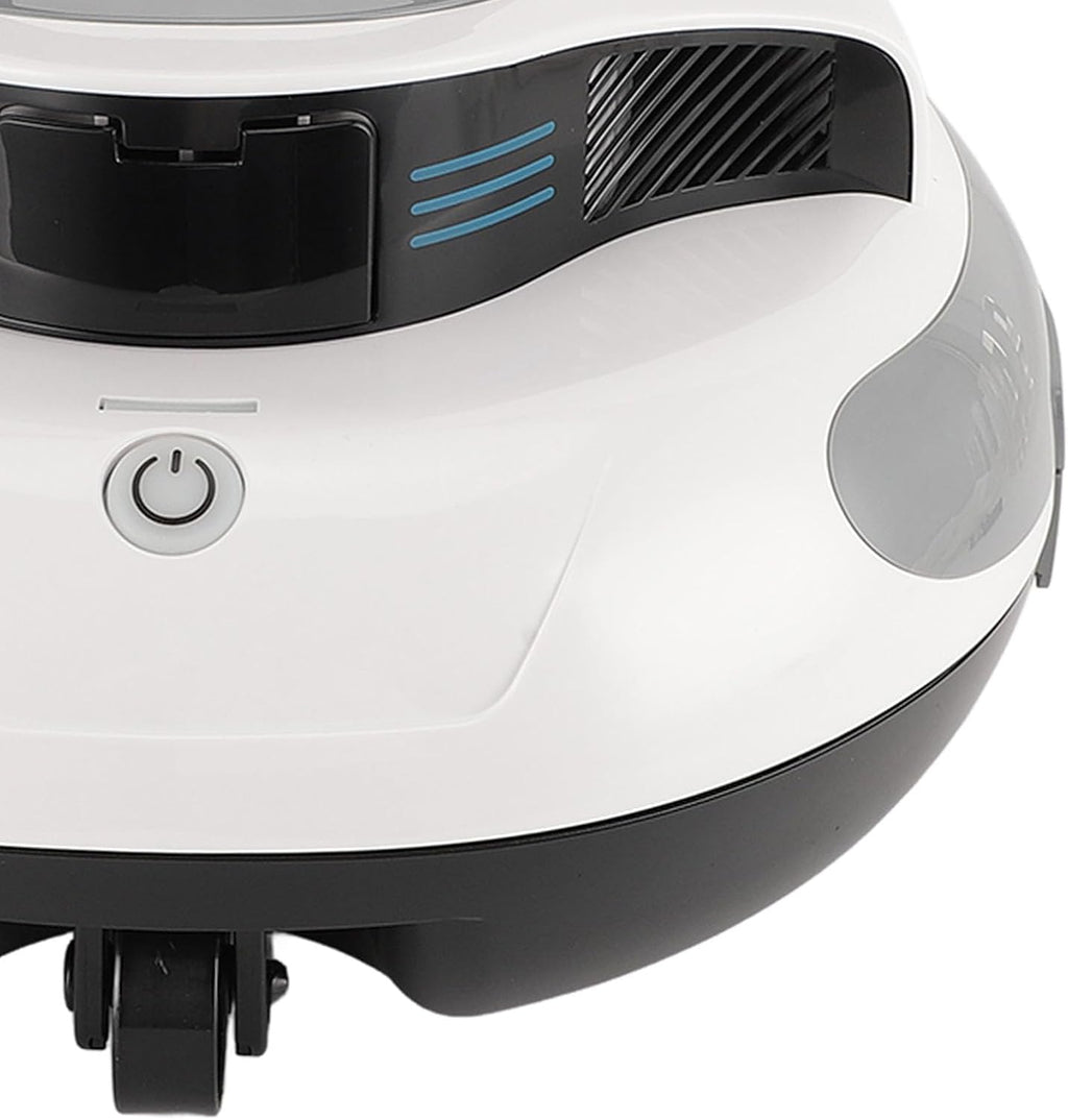 Robotic Pool Cleaner, Portable Pool Vacuum, 1000 Ft ² Cleaning Area, Cordless Above Ground Pool Robot Vacuum, Self Parking & Automatic Cleaning, 5000mAH Battery (US Plug)
