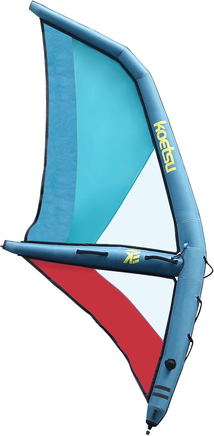 Professional Inflatable Paddle Board for Adults 14.27 * 6.17 ft, Freestanding Paddle Board, with Inflatable Sail, Pump, Backpack, Foot Strap, Pump Hose