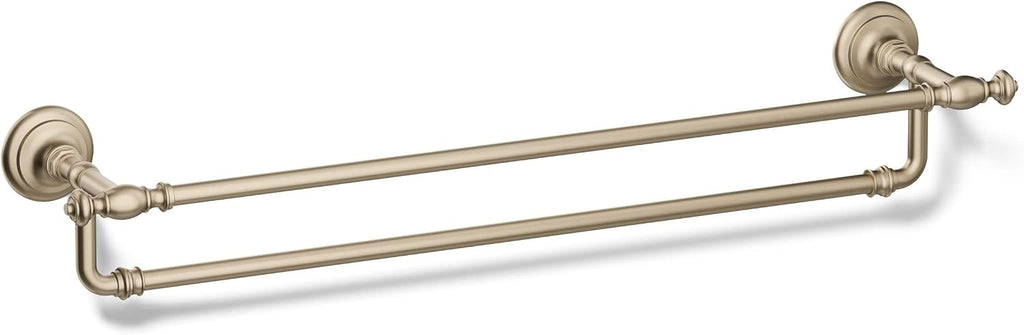 Kohler 72570-BV Artifacts® 24' Double Towel bar, Vibrant Brushed Bronze
