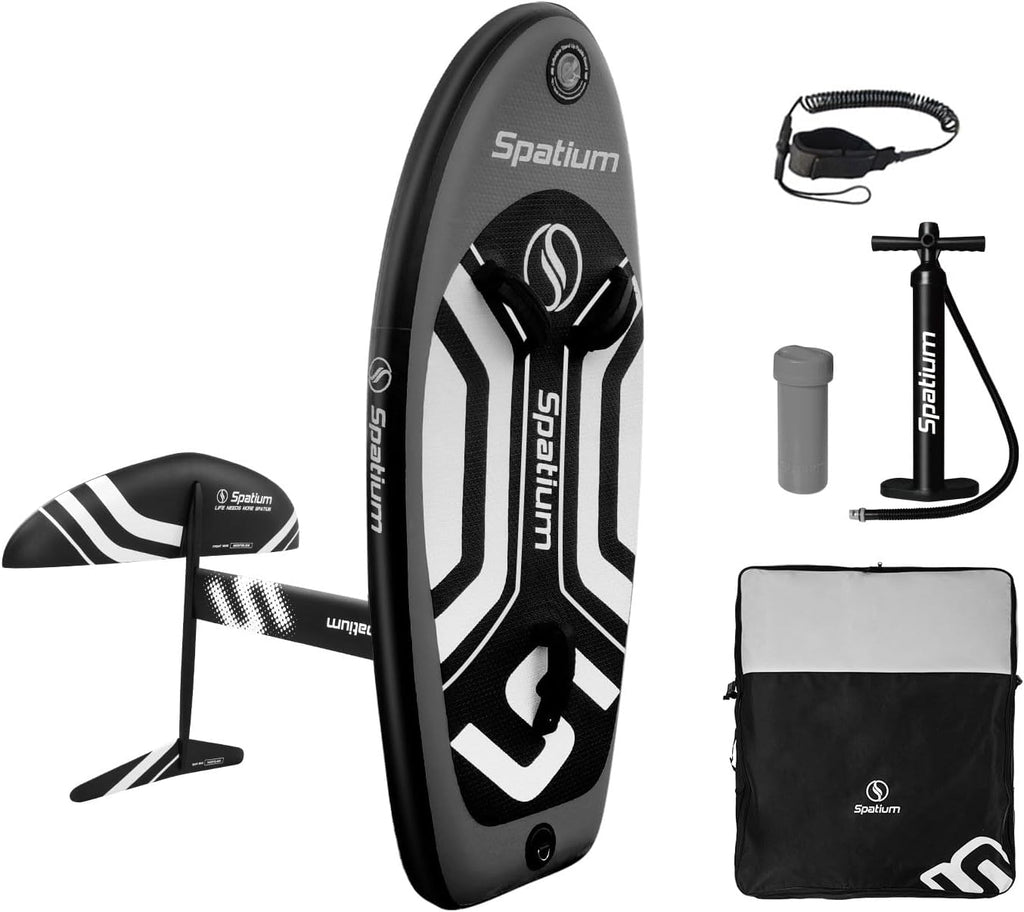 Spatium Unpowered Hydrofoil Boards Inflatable Foil Board Foiling Surfing with F200 Foil Boarding Without Motor