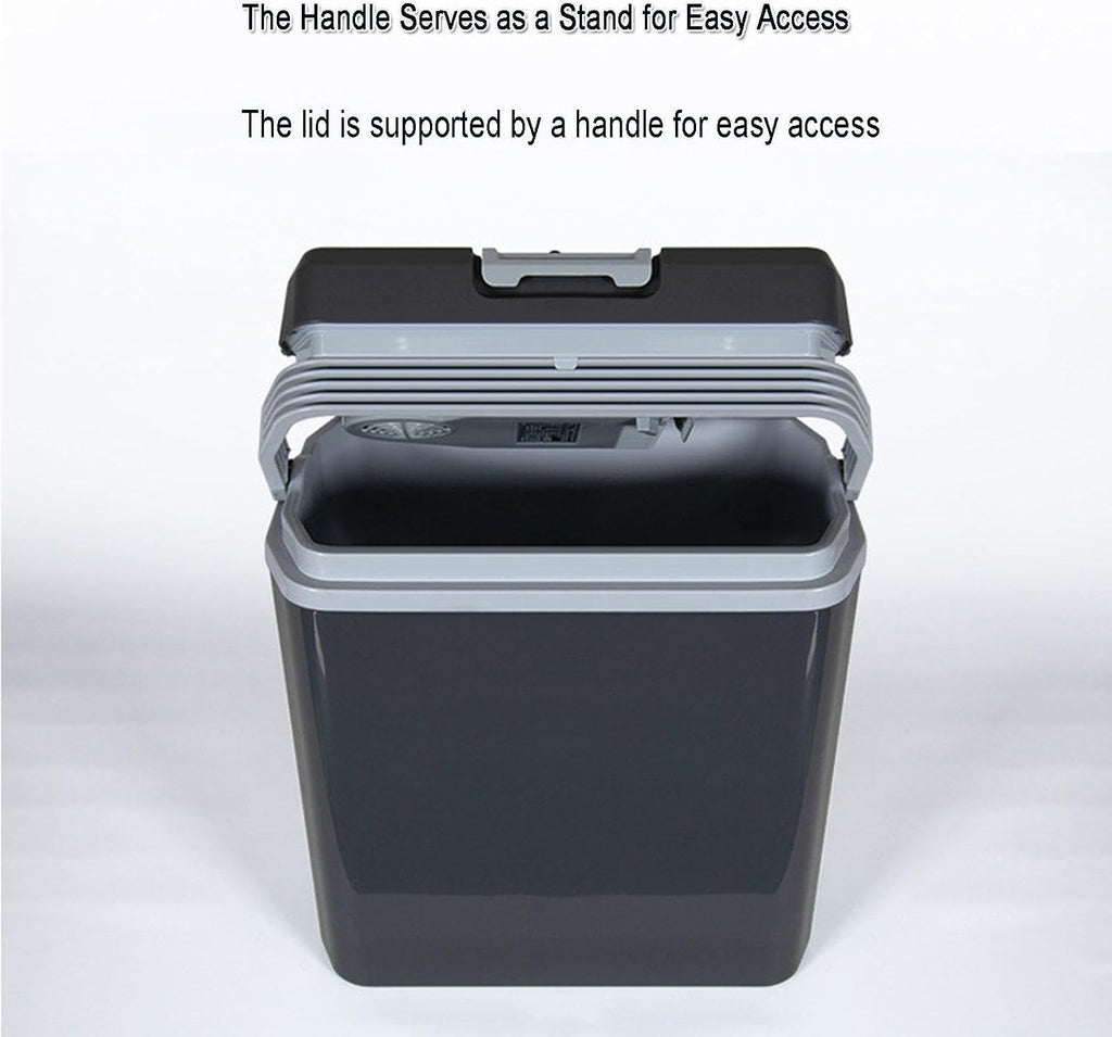 Electric Car Cooler & Warmer with 12V DC & 220V AC Outdoor Fridge Portable Insulated Box Stall Ice Bucket Fresh-Keeping Small Refrigerator for Travel, Camping, Vehicles, Home