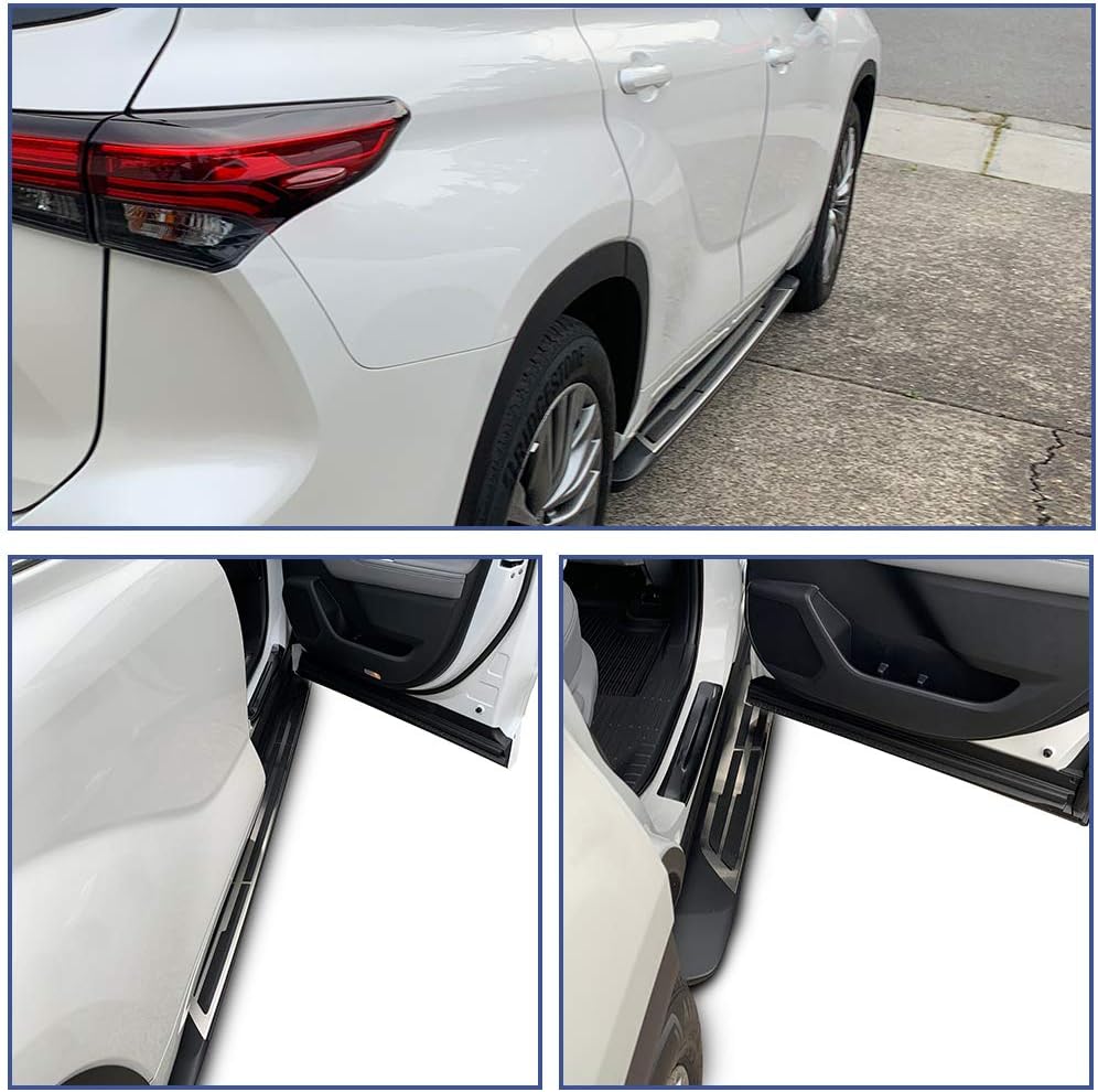 Running Boards Fit for 2020-2026 Toyota Highlander L LE XLE XSE Limited Platinum Hybrid Bronze Edition Side Steps Bar