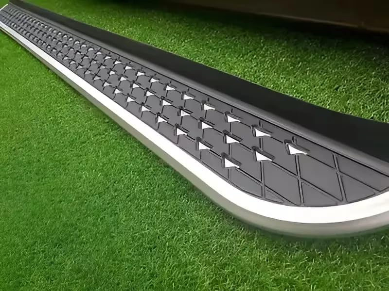 Running Boards for Audi Q7 2016 2017 2018 2019, 2Pcs Fixed Aluminum Side Steps Bars,Durable Running Boards for Easy Access,Anti-Slip Side Board,Exterior Accessories Compatible with Car