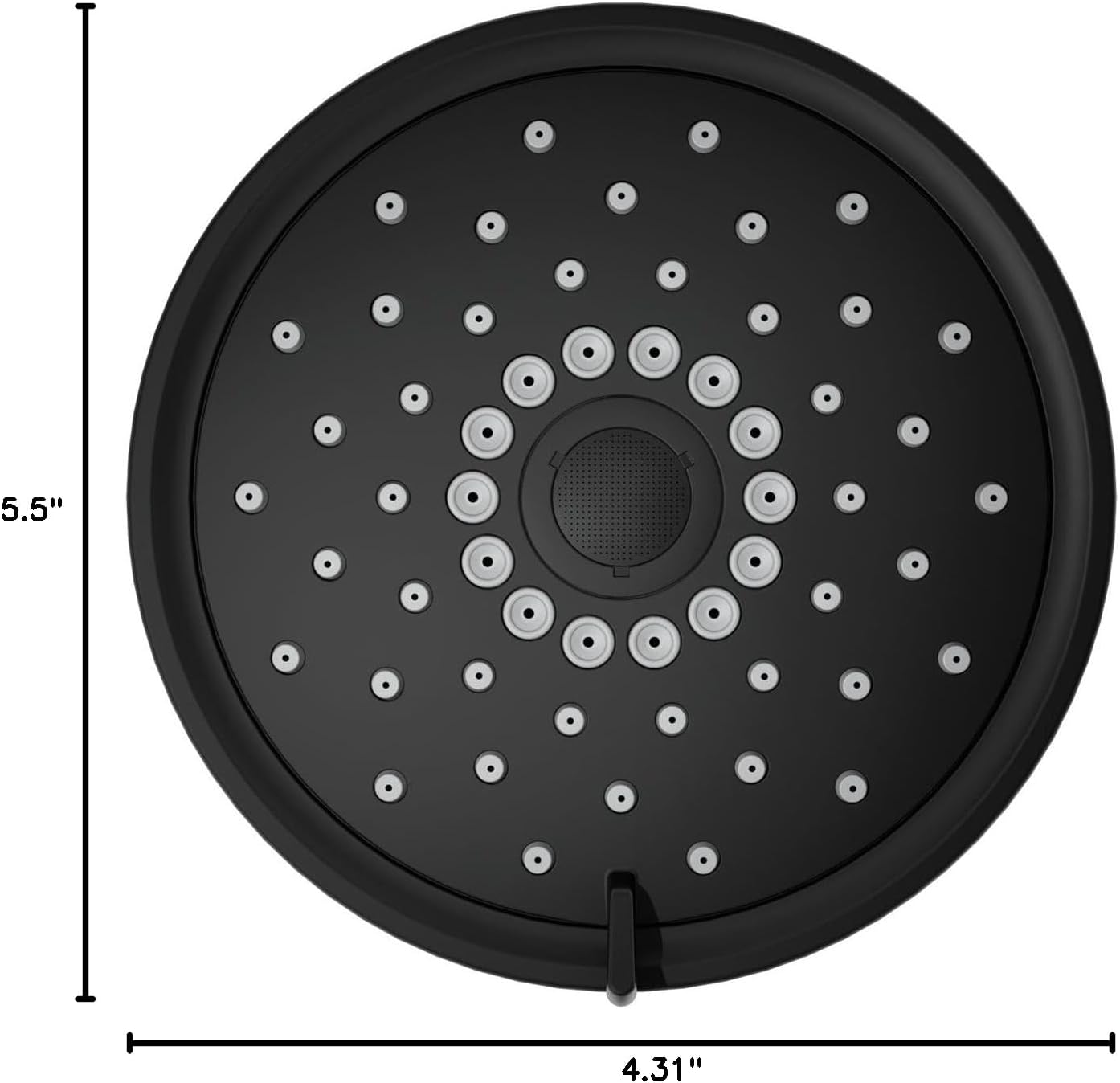 Kohler 22170-G-BL Purist® Three-function showerhead, 1.75 gpm, Matte Black