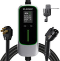 ELEGRP Level 2 EV Charger 40Amp, J1772 Portable Electric Car Charger, 240V NEMA 14-50 Plug, ETL Certified with 25FT Extension Cable