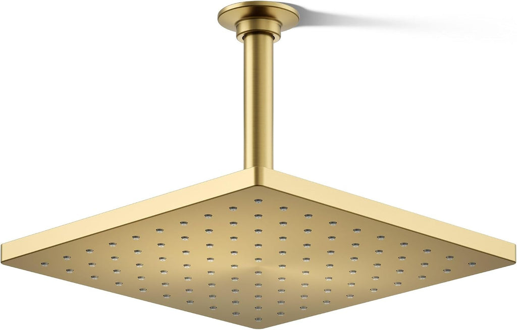 Kohler 26149-G-2MB Honesty® 10' single-function rainhead, 1.75 gpm, Vibrant Brushed Moderne Brass