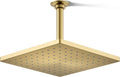 Kohler 26149-G-2MB Honesty® 10' single-function rainhead, 1.75 gpm, Vibrant Brushed Moderne Brass
