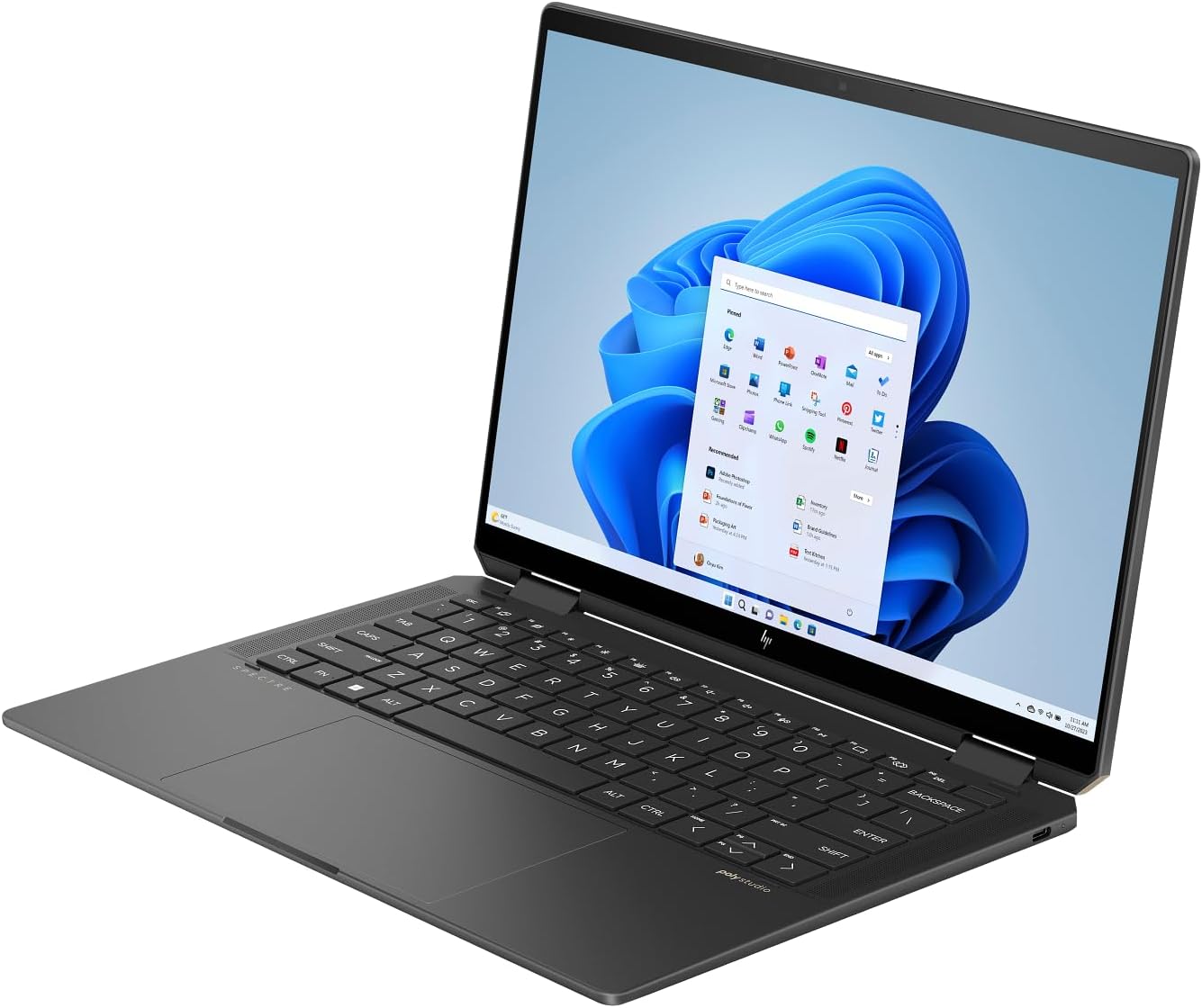 HP Spectre x360 14' 2.8K Touchscreen Laptop, Intel Core Ultra 7 155H, 32GB LPDDR5, 2TB SSD, Windows 11 Home, 14-eu00 (Renewed)