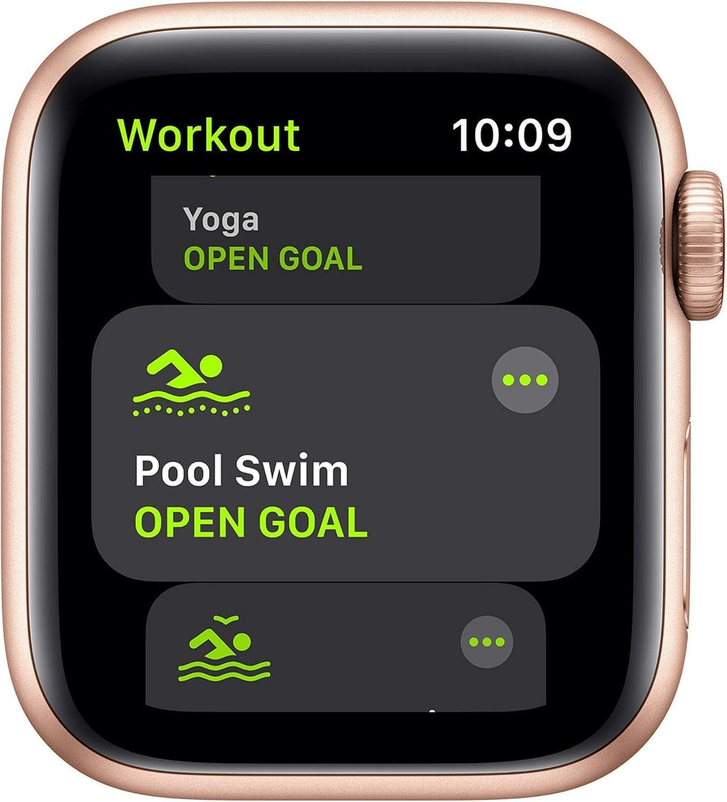 Apple Watch SE (GPS + Cellular, 40mm) - Gold Aluminum Case with Plum Sport Loop Band (Renewed)