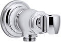 Kohler K-72797-CP Artifacts Wall-Mount Handshower Holder and Supply Elbow, Polished Chrome