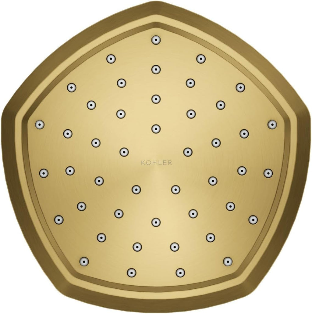 Kohler 27050-G-2MB Occasion® Single-function showerhead, 1.75 gpm, Vibrant Brushed Moderne Brass