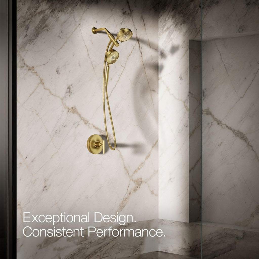 Kohler Purist® Showerhead 2-In-1 Combo 1.75 GPM, Brass, Plastic, Brushed