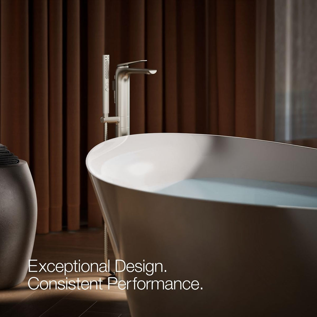 Kohler K-T97367-4-BN Avid Tub Faucet, Vibrant Brushed Nickel
