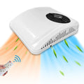 24V dc Truck Camper Van Air Conditioner 9000BTU Universal 24 Volt Electric RV Automotive Split Air Conditioning ac Unit for semi trucks RV Motorhome Crane Tractor (White - rv ac)