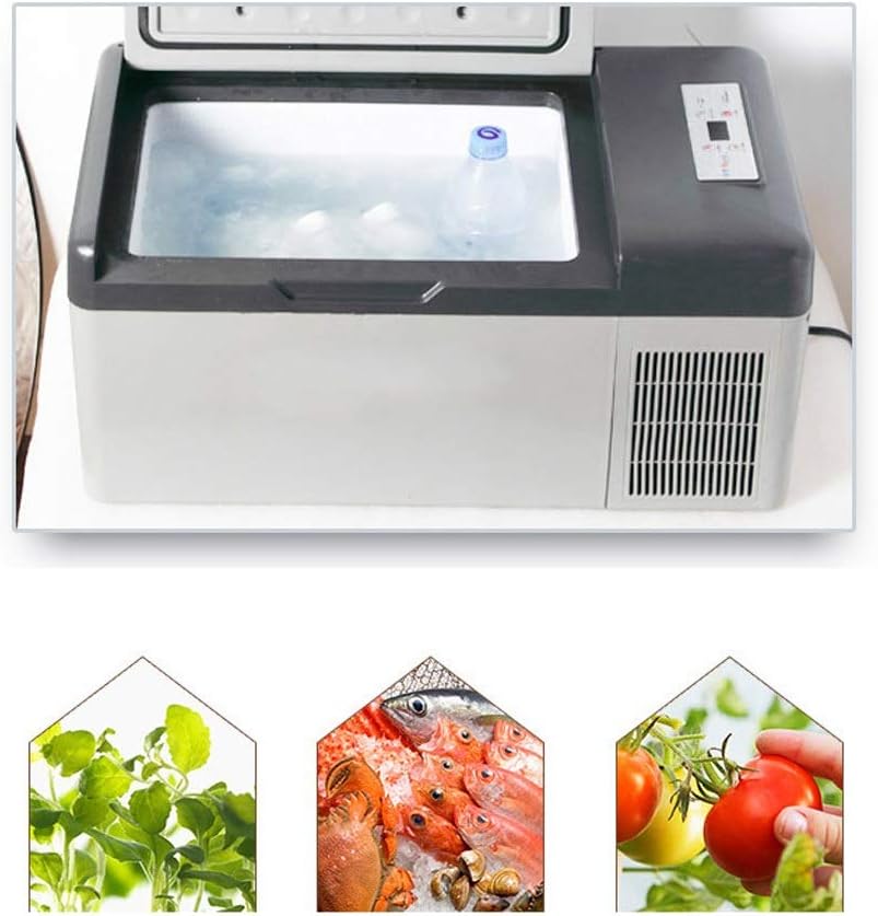 Portable 24V 12V Car Refrigerator Freezer Cooler 15L Auto Fridge Compressor Quick Refrigeration Home Picnic Icebox