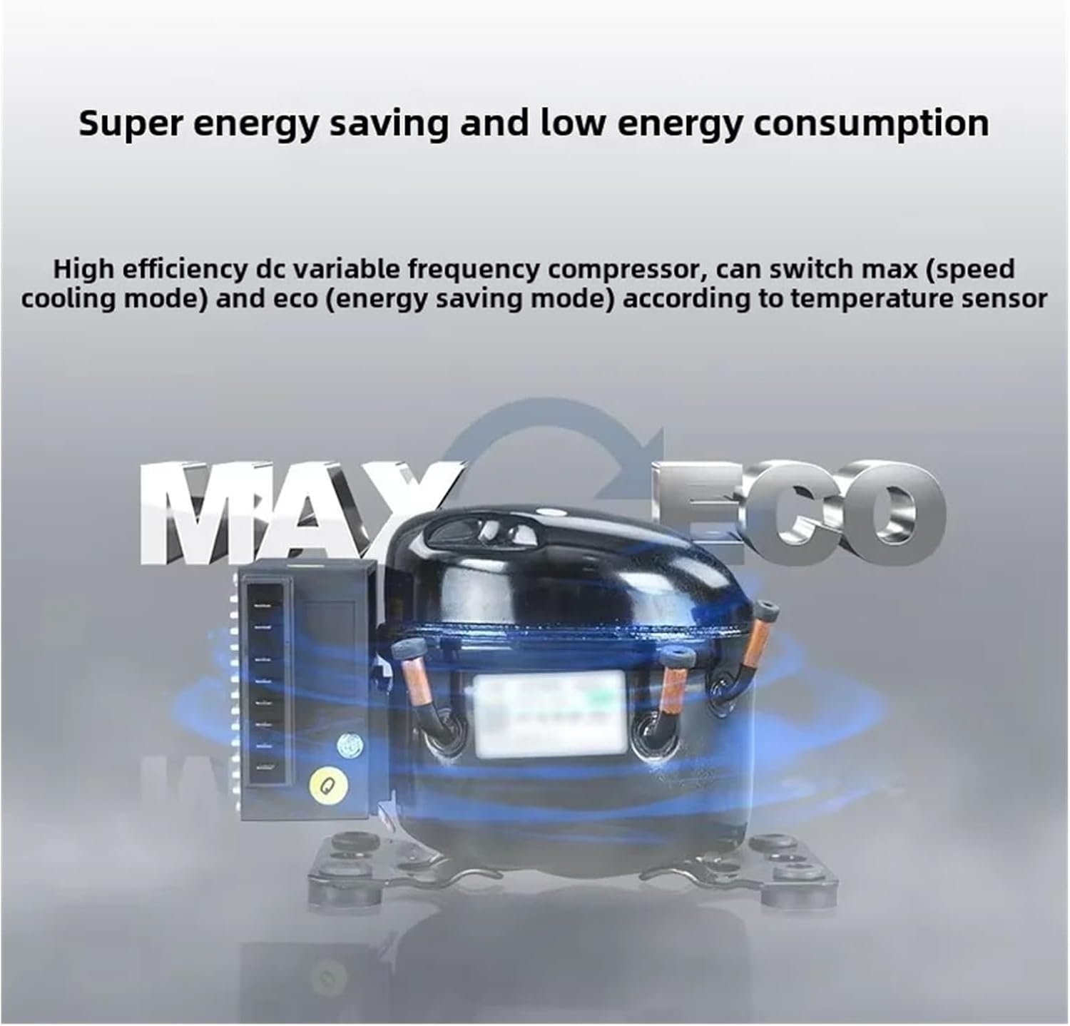 40L Single-Zone Car Refrigerator New 12V 24V Compressor Cooling Freezer Plastic Ice Maker For Home Use