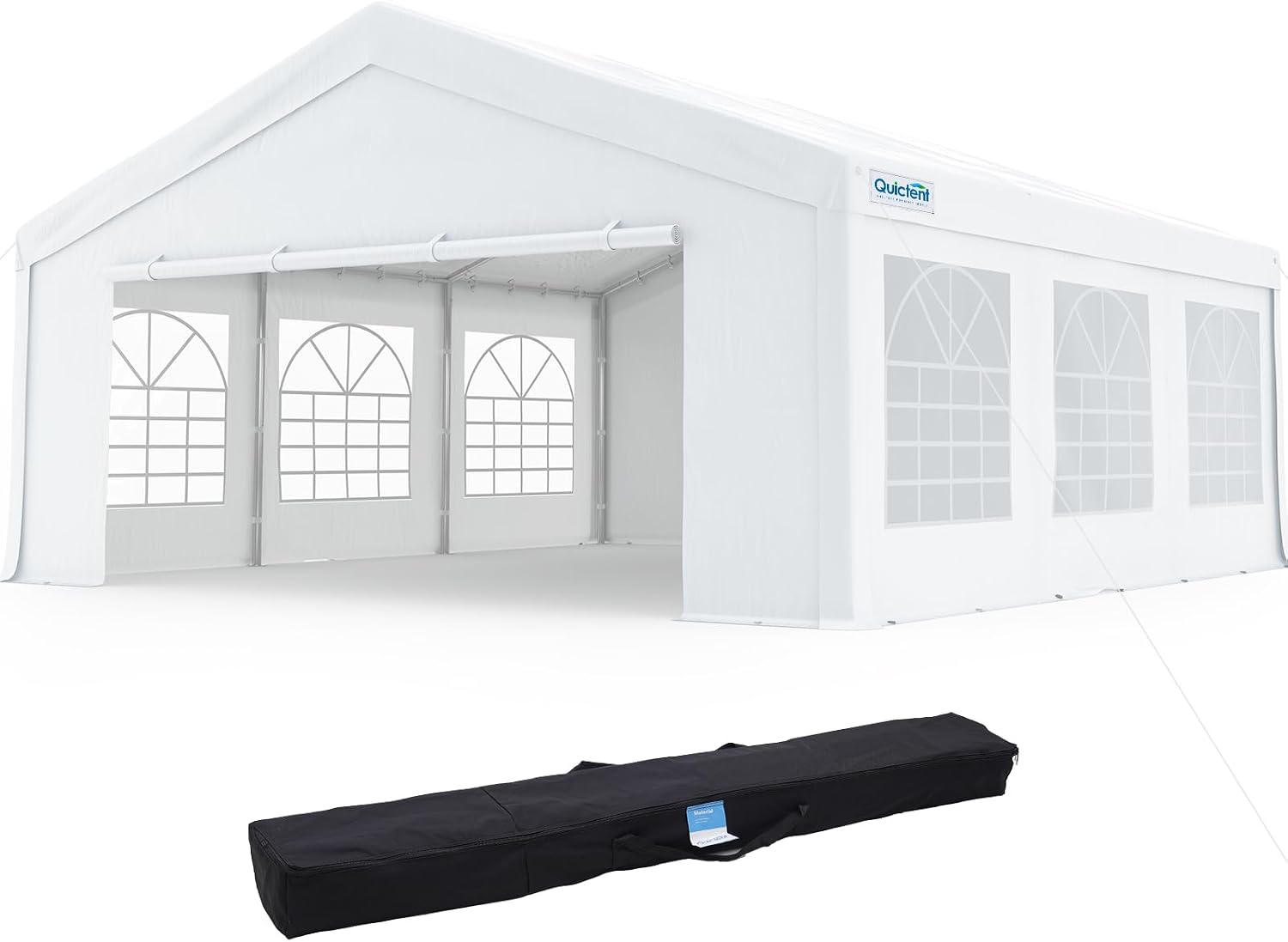 Quictent 16x20 Heavy Duty Party Tent Outdoor Canopy Tent for Parties, Wedding Event Shelter with Storage Bags