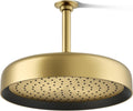 Kohler 26291-G-2MB Statement® Round 12' single-function rainhead, 1.75 gpm, Vibrant Brushed Moderne Brass
