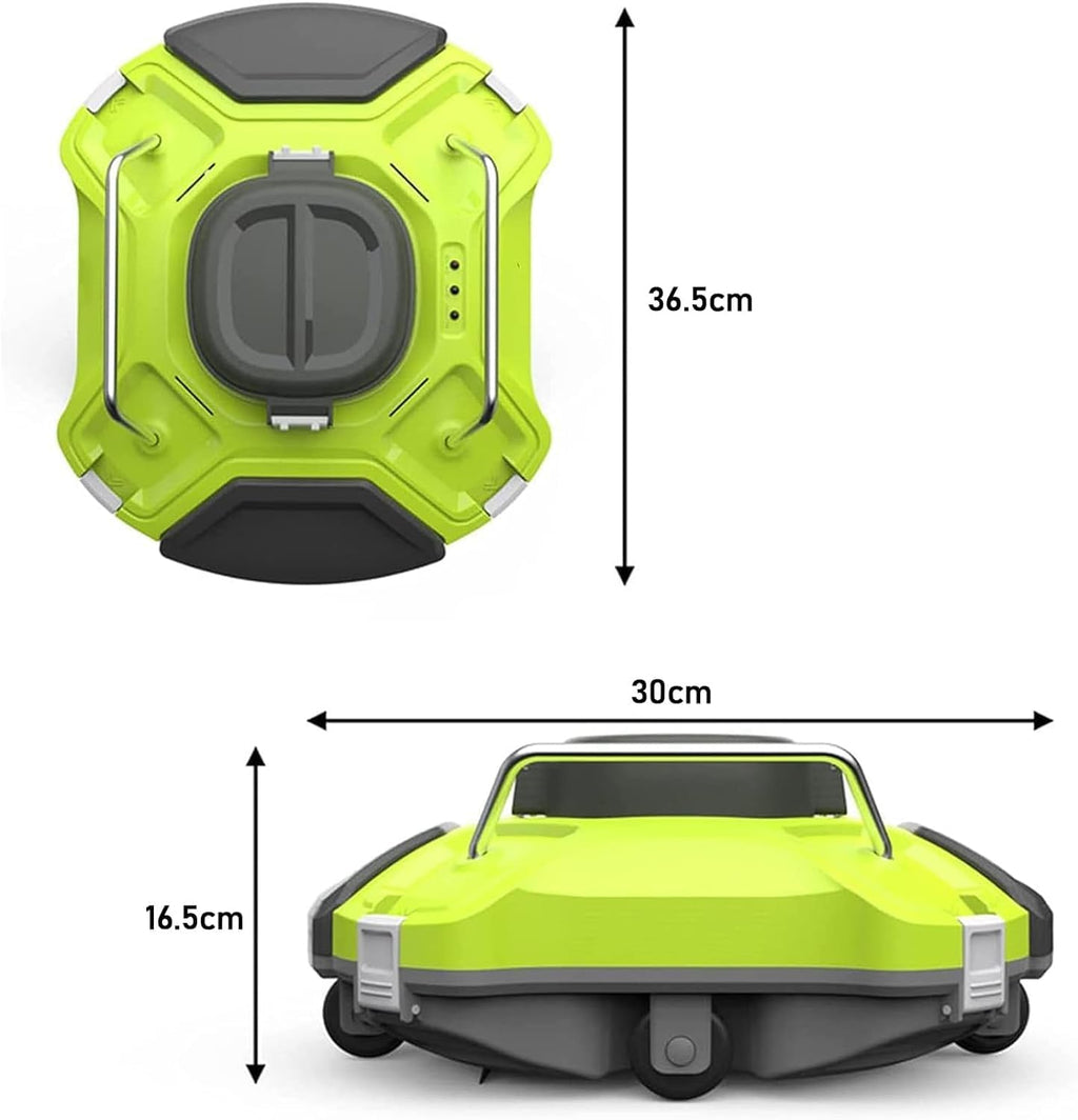Cordless Robotic Pool Cleaner, Swimming Pool Cleaner Robot Automatic 5000mAh Intelligent Rechargeable Robotic Pool Vacuum Cleaning Electric Equipment Cordless