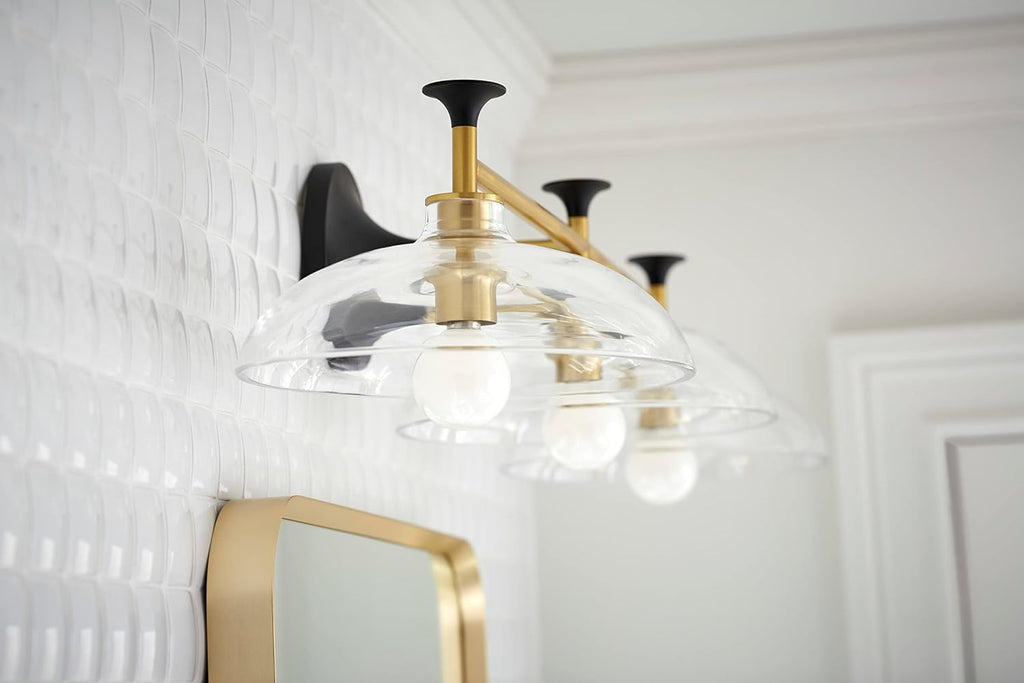 Tone 3 Light Sconce - Brushed Moderne Brass 31770-SC03-2GL Kohler