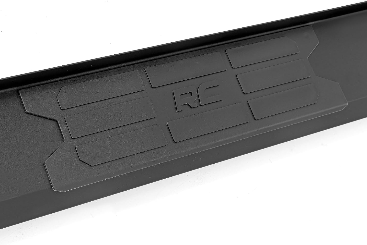 Rough Country HD2 Aluminum Running Boards for Toyota Tacoma (2024-2025) Double Cab - 5' Wide Non-Slip Step, Easy Bolt-on Install