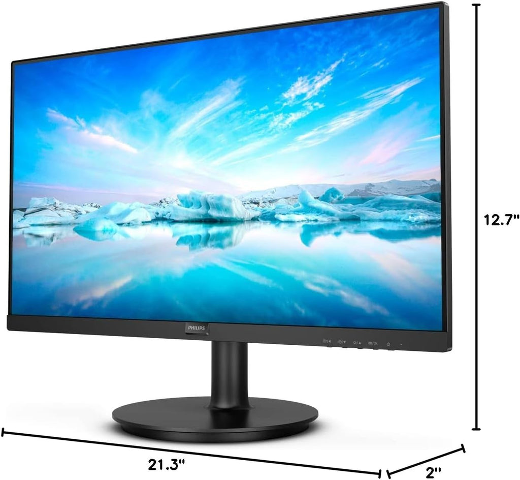 Philips 241V8L 24' Class Full HD 75Hz Monitor, VESA, 4 Year Advance Replacement Warranty